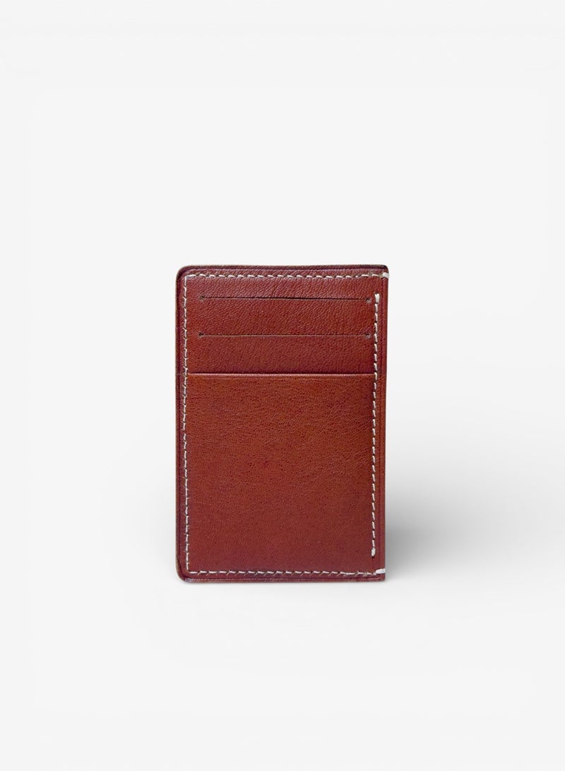 Emery Leather Card Case for Men & Women | Slim Credit Card Holder Wallet | Minimal RFID-Safe Business Card Holder (Black) - Image 2